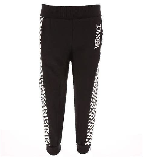 versace shorts black and white|versace sweatpants for women.